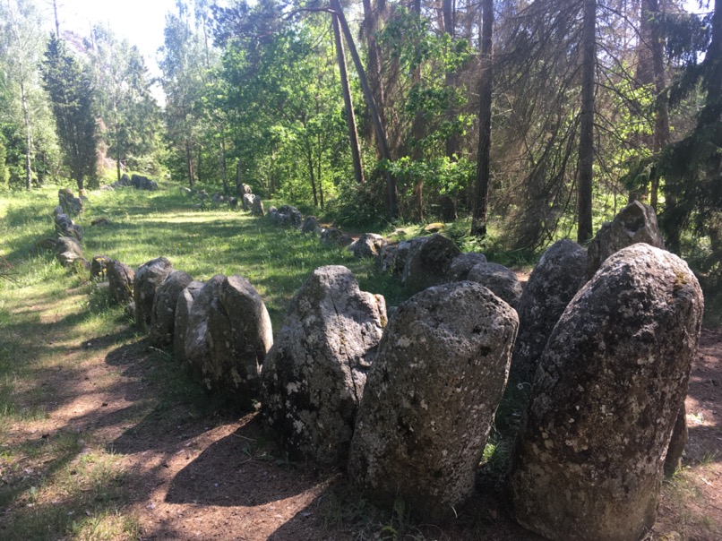 Bateau de pierres près de Gnisvärd