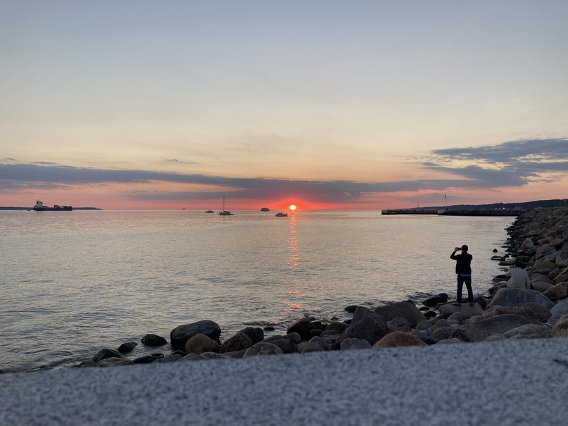 Coucher de soleil sur l’Öresund