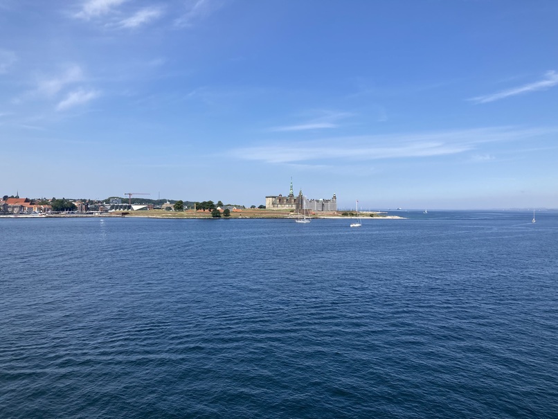 Le château de Kronborg vu depuis l’Öresund