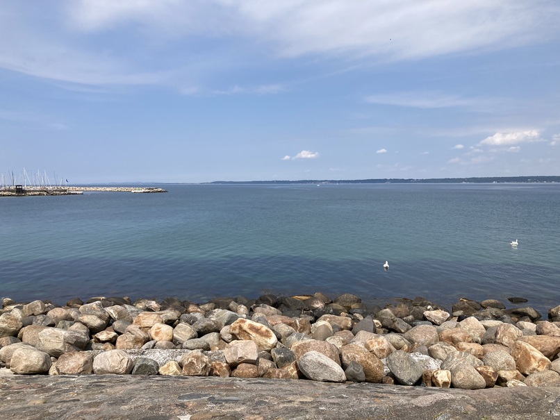 La Suède de l’autre côté de l’Öresund, vue depuis le Danemark